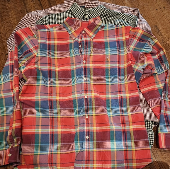 Ralph Lauren Blue Label Men's Casual Button Down Shirts - Multicolor Plaid - Picture 10 of 15